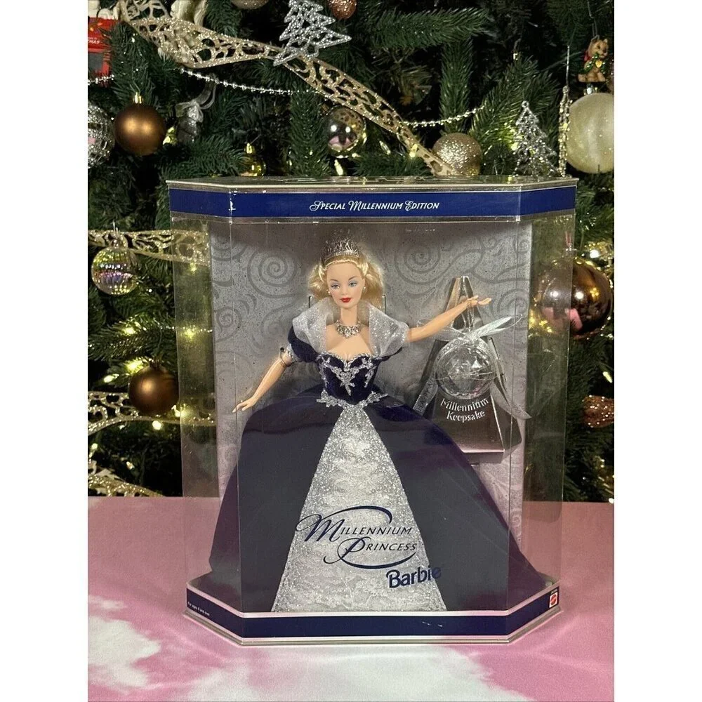 Barbie 2000 Millennium Princess Blue Dress #24154 Vintage 1999 